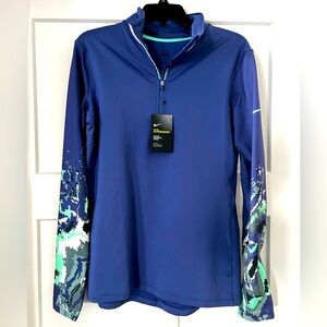 New with tags Nike Pro training 1/4 zip womens shirt